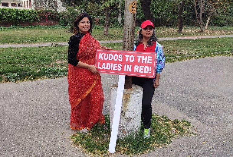 Carnival Of Girls In Their Flaming Sarees Paints The City Red, Lifeinchd