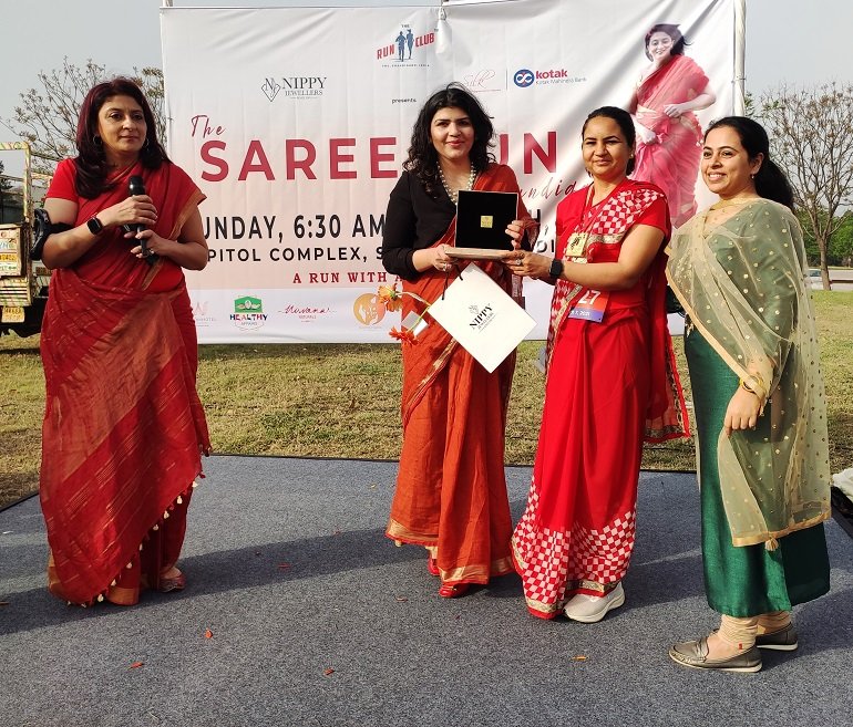 Carnival Of Girls In Their Flaming Sarees Paints The City Red, Lifeinchd