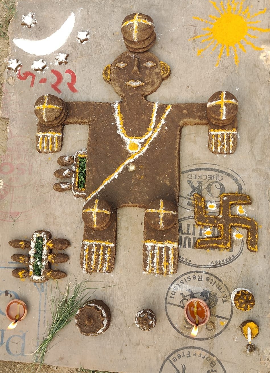 Reviving The Amazing ‘Gobbar’dhan Art In Haryana, Lifeinchd