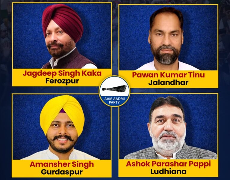AAP Names 3 MLAs In Final List Of Punjab Candidates For Lok Sabha Elections 2024