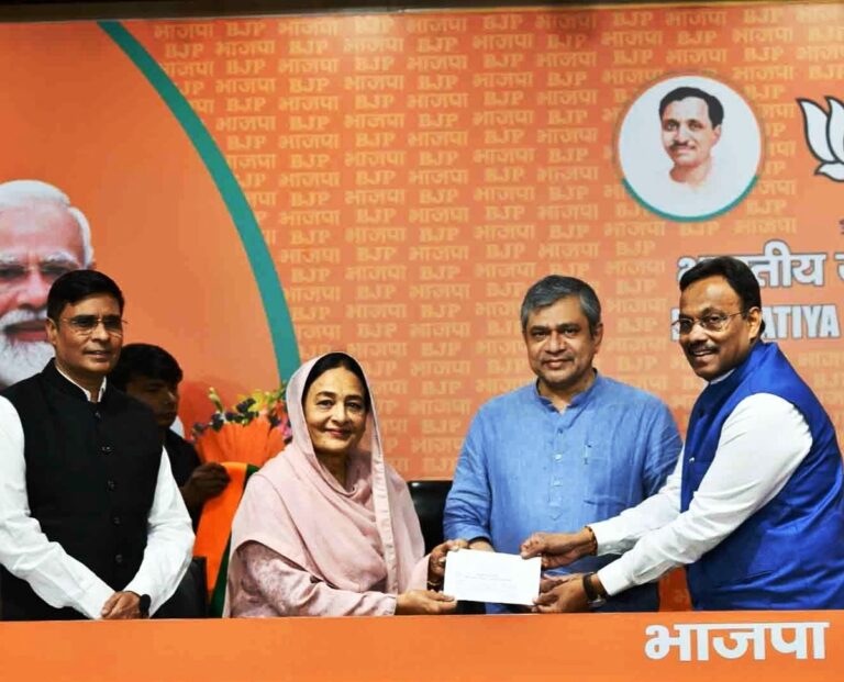 Big Leg-up For BJP In Jalandhar; Cong Leaders Karamjit Kaur Chaudhary, Tajinder Singh Bittu Cross Over