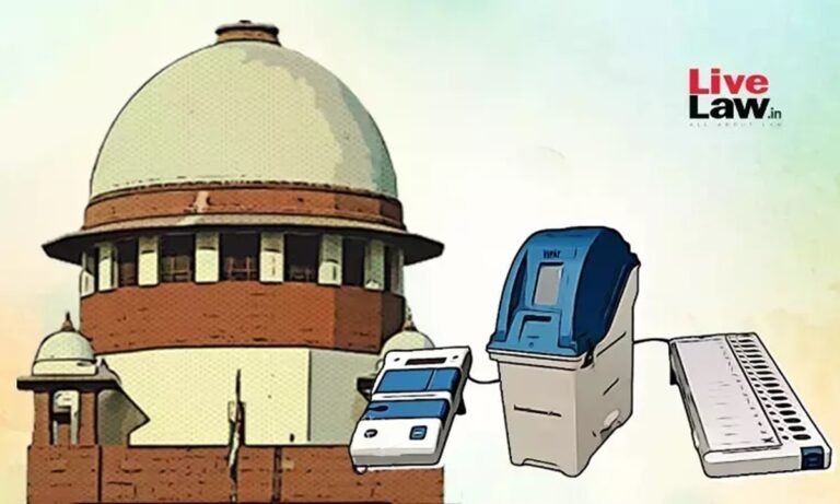 SC Rejects Pleas For 100% Verification Of EVM Votes With VVPAT slips