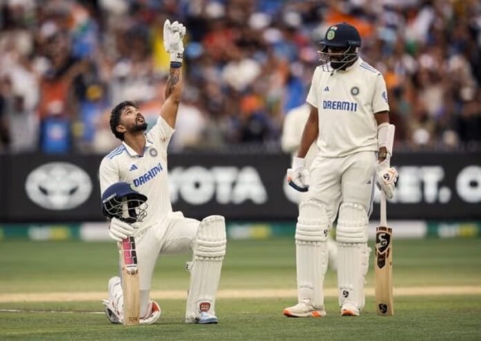 NITISH REDDY MAIDEN HUNDRED MELBOURNE PHOTO