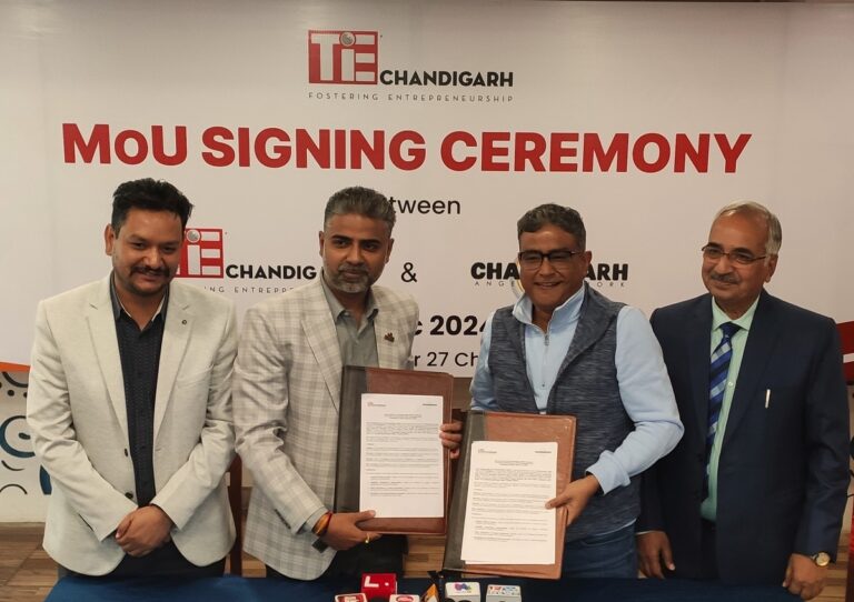 TiE Chd & Chd Angels Network Join Hands To Bolster Entrepreneurship Ecosystem