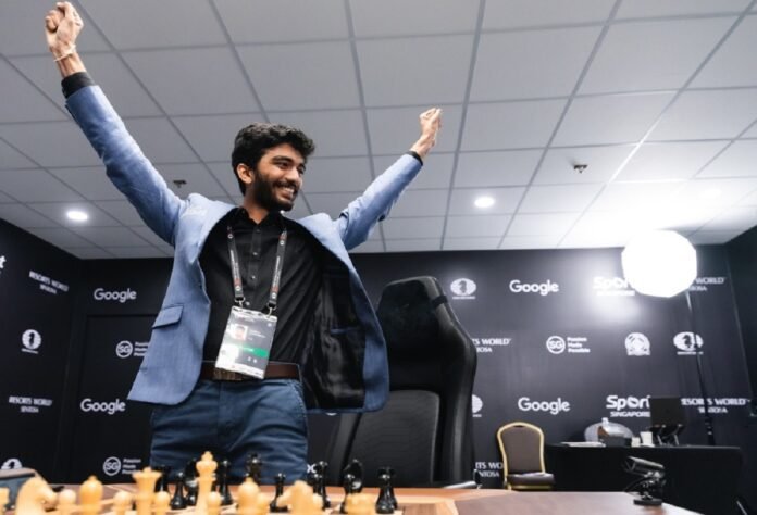 YOUNGEST WORLD CHESSS CHAMPION D GUKESH PHOTO