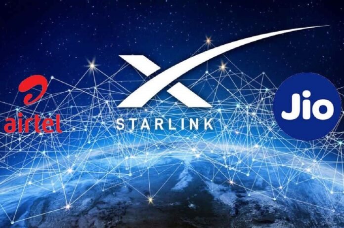 AIRTEL JIO STARLINK PACT PHOTO